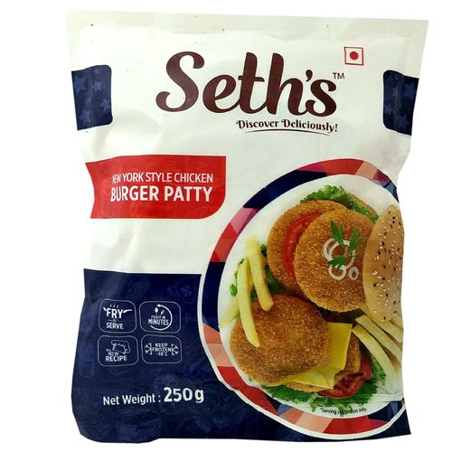 Seth’s New York Chicken Burger Patty, 250g